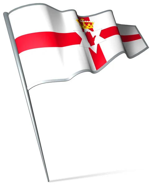 Flaga Irlandii Północnej — Zdjęcie stockowe