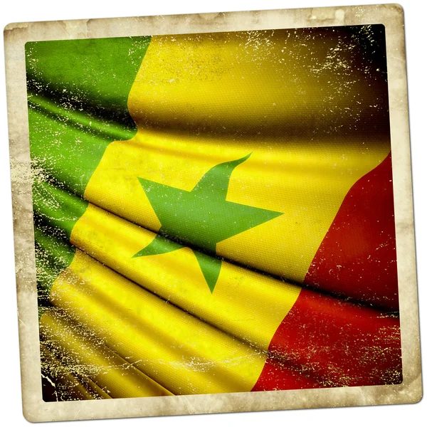 Flagge des Senegal — Stockfoto