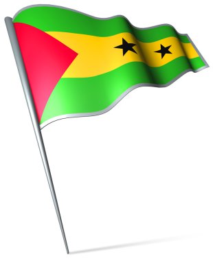 Sao Tome ve Principe bayrağı 