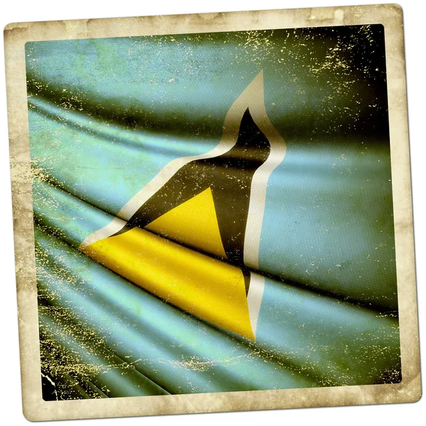 Bandiera di Santa Lucia — Foto Stock