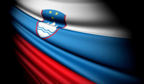 Bandiera della Slovenia — Foto Stock