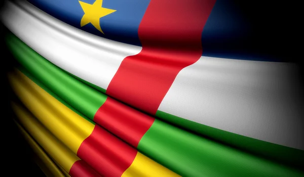 Flag of Central African Republic — Stock Photo, Image