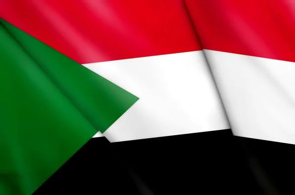 Bandera de sudan — Foto de Stock