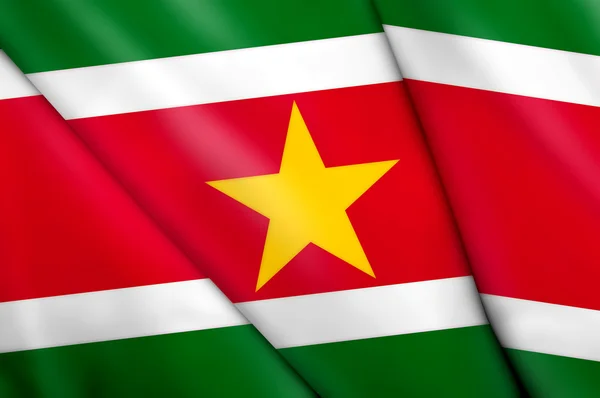 Bandera de surinam —  Fotos de Stock