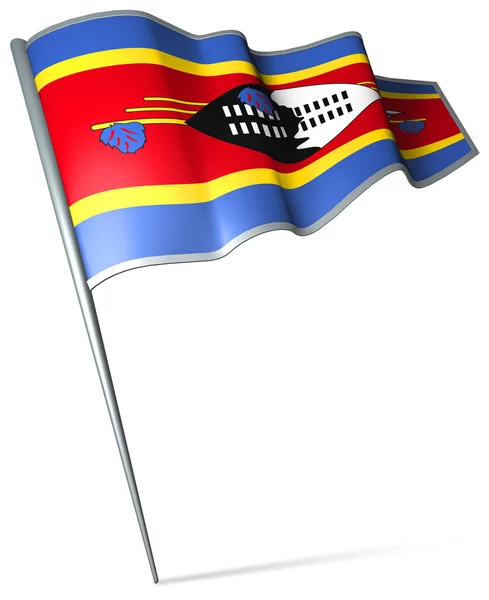 Drapeau du Swaziland — Photo