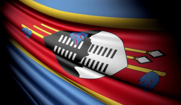 Flagga swaziland — Stockfoto