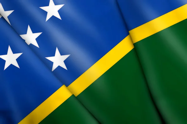 Bandeira das ilhas Salomão — Fotografia de Stock