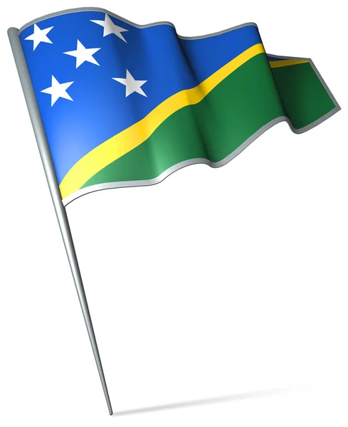 Flag of Solomon Islands — Stock Photo, Image