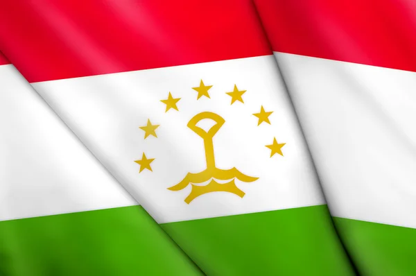 Vlag van Tadzjikistan — Stockfoto