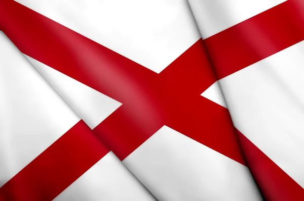 Flag of Alabama (USA) — Stock Photo, Image