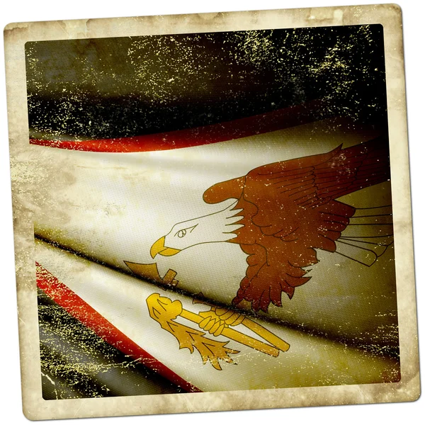 Flagge von american samoa — Stockfoto