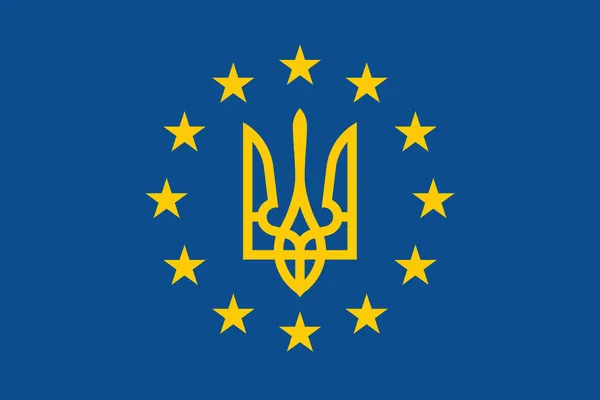 Европа и Украина — стоковое фото
