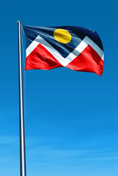 Denver, Colorado (USA), bandera ondeando al viento —  Fotos de Stock