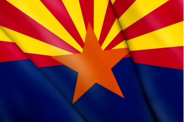 Vlag van arizona (usa) — Stockfoto