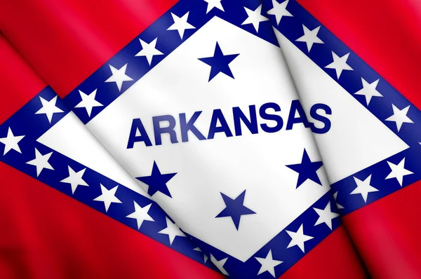 Arkansas (ABD bayrağı) — Stok fotoğraf