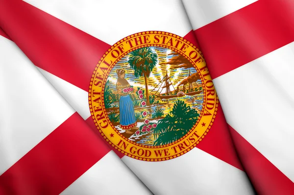 Bandera de Florida (USA) ) Imagen de archivo