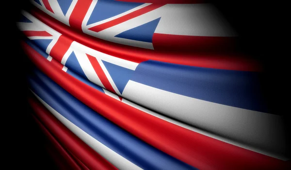 Vlag van Hawaï (usa) — Stockfoto