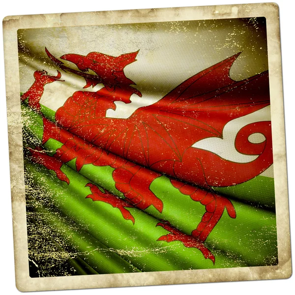 Vlag van wales — Stockfoto