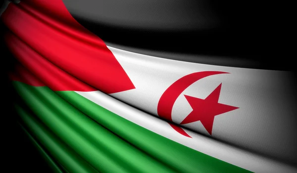 Flag of Western Sahara — Stock Photo, Image