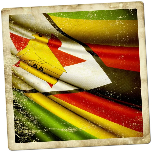 Flagge von Zimbabwe — Stockfoto