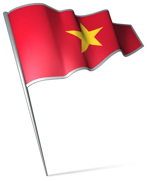 Vlag van vietnam — Stockfoto