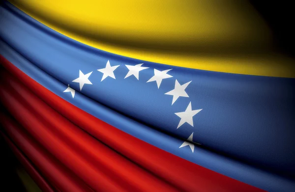 Bandeira de venezuela — Fotografia de Stock