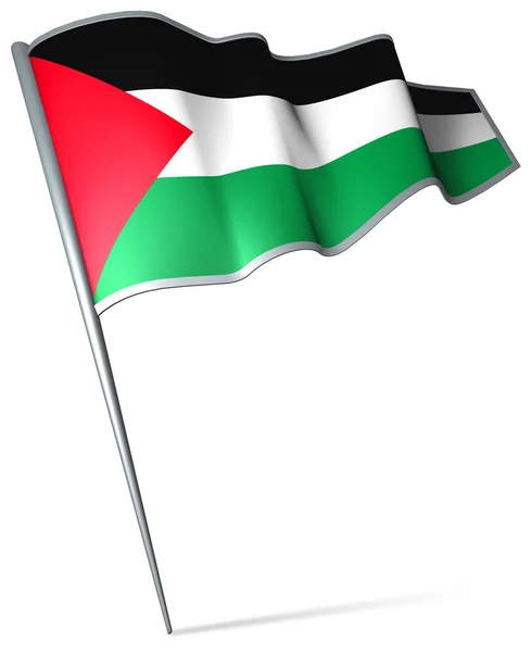 Bandera de los palestinos Fotos de stock libres de derechos