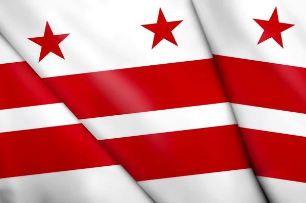 Bandera de Washington, D.C. . — Foto de Stock