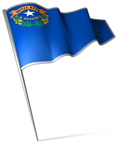 Flagge von Nevada (USA)) — Stockfoto