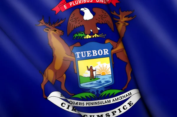 Michigan (ABD bayrağı) — Stok fotoğraf