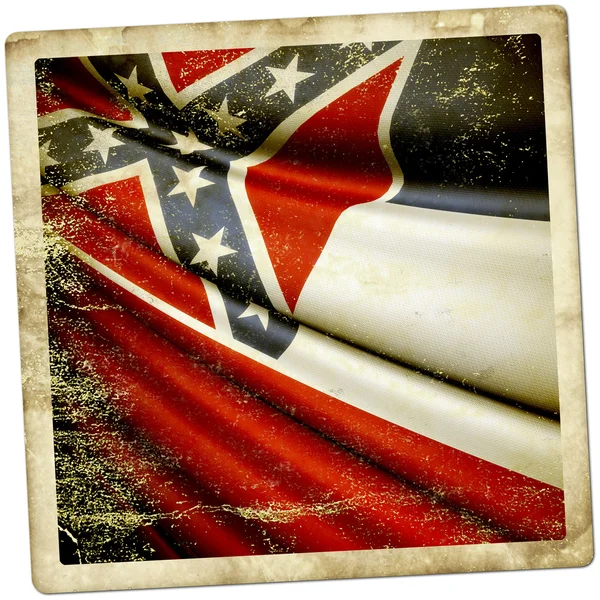 Флаг Миссисипи (США) ) — стоковое фото
