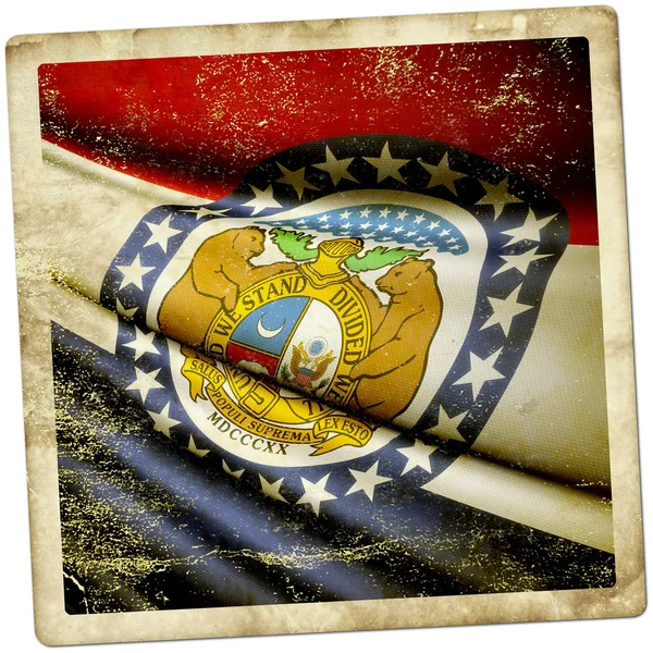 Vlag van missouri (usa) — Stockfoto