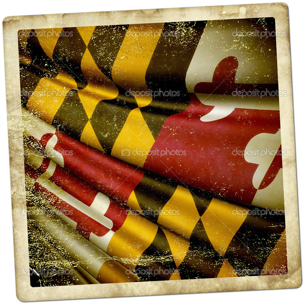 Flag of Maryland (USA) 