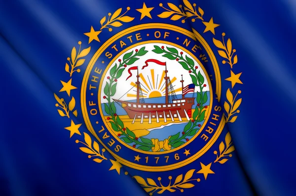 Flag of New Hampshire (USA) — Stock Photo, Image