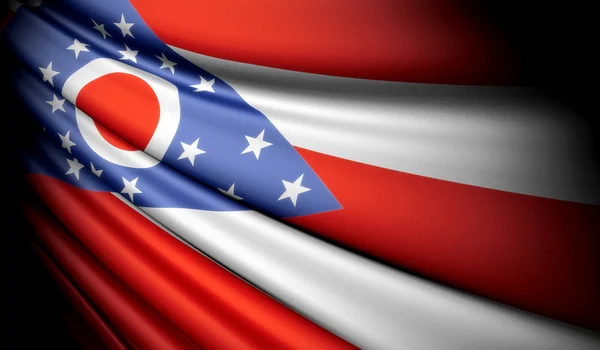 Bandera de Ohio (USA) ) — Foto de Stock