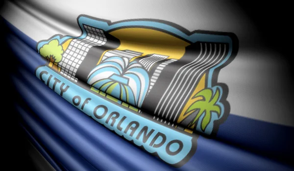 Flaga Orlando na Florydzie (Stany Zjednoczone Ameryki) — Stockfoto