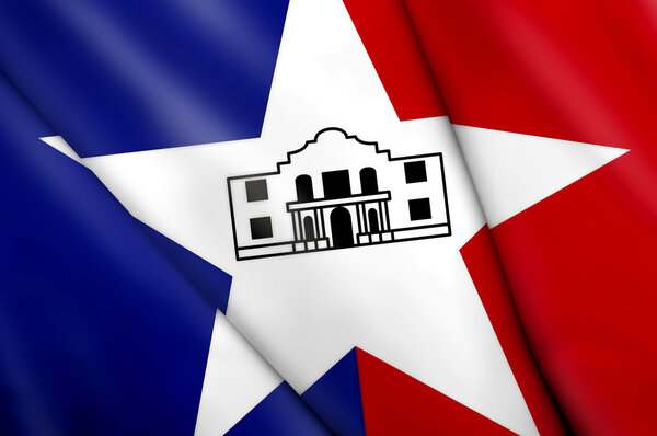 Flag of San Antonio (USA) 
