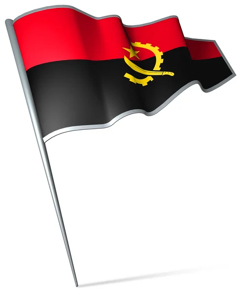 Bandera de Angola — Foto de Stock