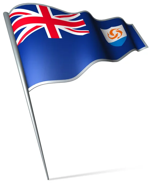 Bandera de anguila — Foto de Stock