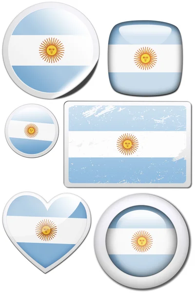 Argentinische Flagge — Stockfoto