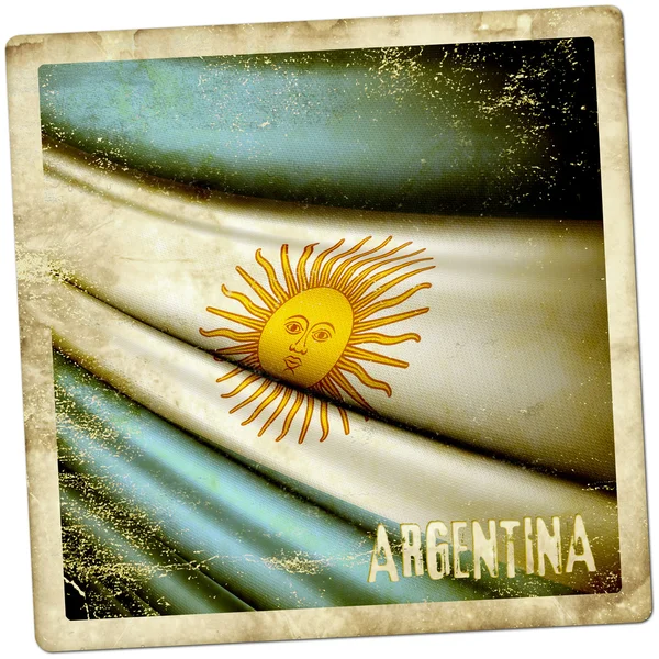 Argentinische Flagge — Stockfoto