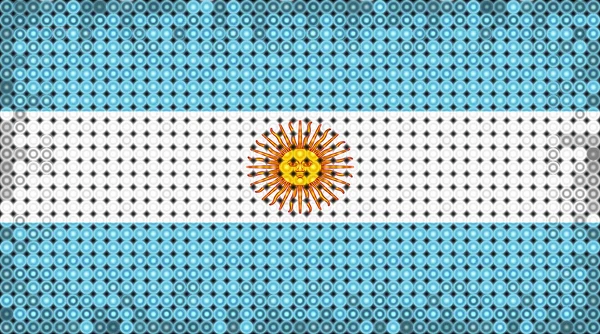 Bandera de Argentina en pantalla led —  Fotos de Stock