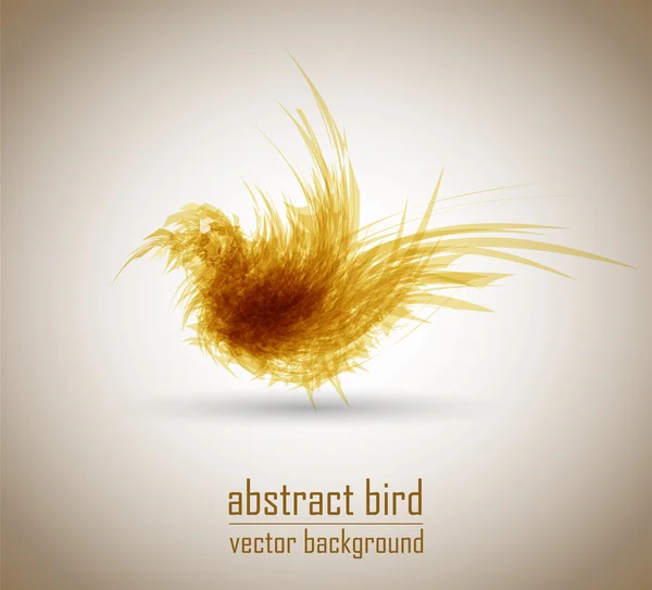 Fondo de aves abstractas — Vector de stock