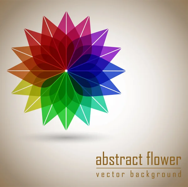 Flor abstracta — Vetor de Stock