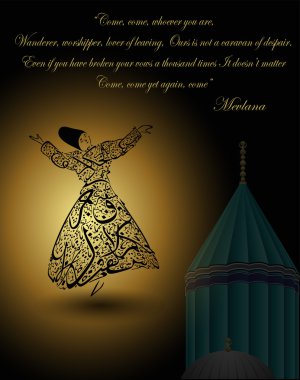 Konya mevlana'nın Türbesi ve Semazenler