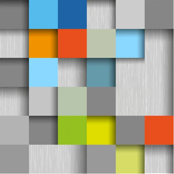 色付きの正方形のデザイン — ストックベクタ