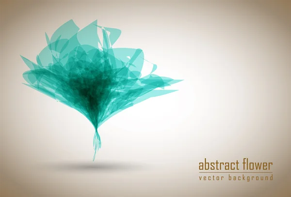 Flor abstracta — Vector de stock