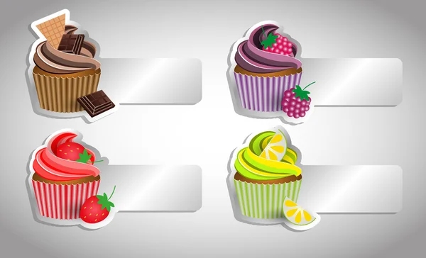 Gâteau tasse — Image vectorielle
