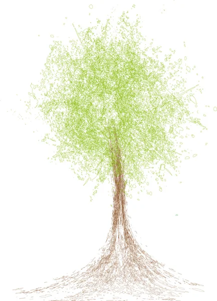 Línea del árbol — Vector de stock