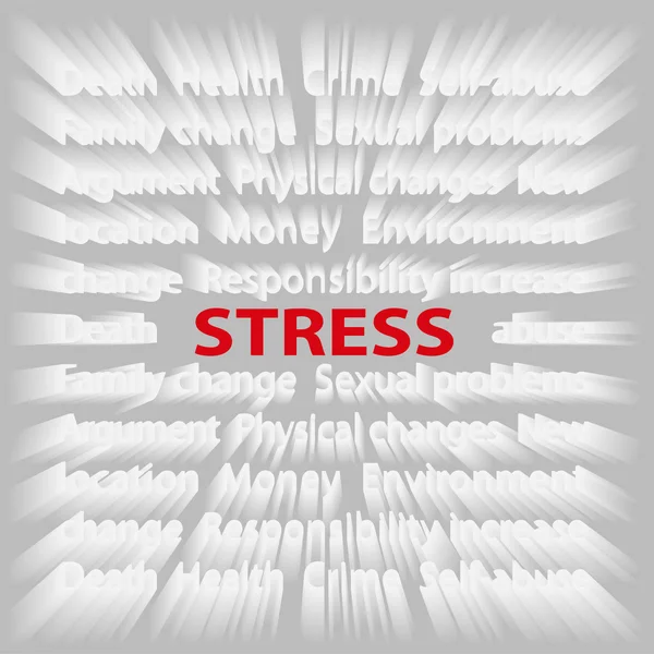 Stress — Stock Vector
